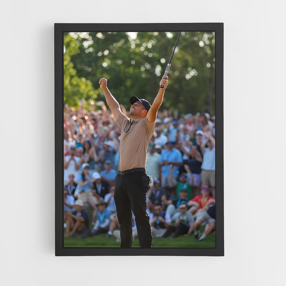 Poster Xander schauffele viser – affiche Golf (vue 2)
